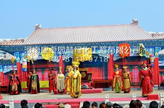 《百戏进皇宫》