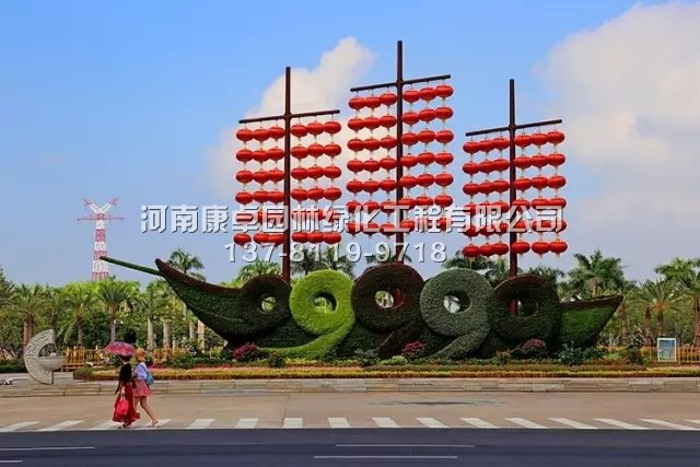 厦门立体花坛